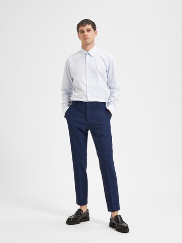 Regular Pantalon à plis 'Oasis' SELECTED HOMME en bleu