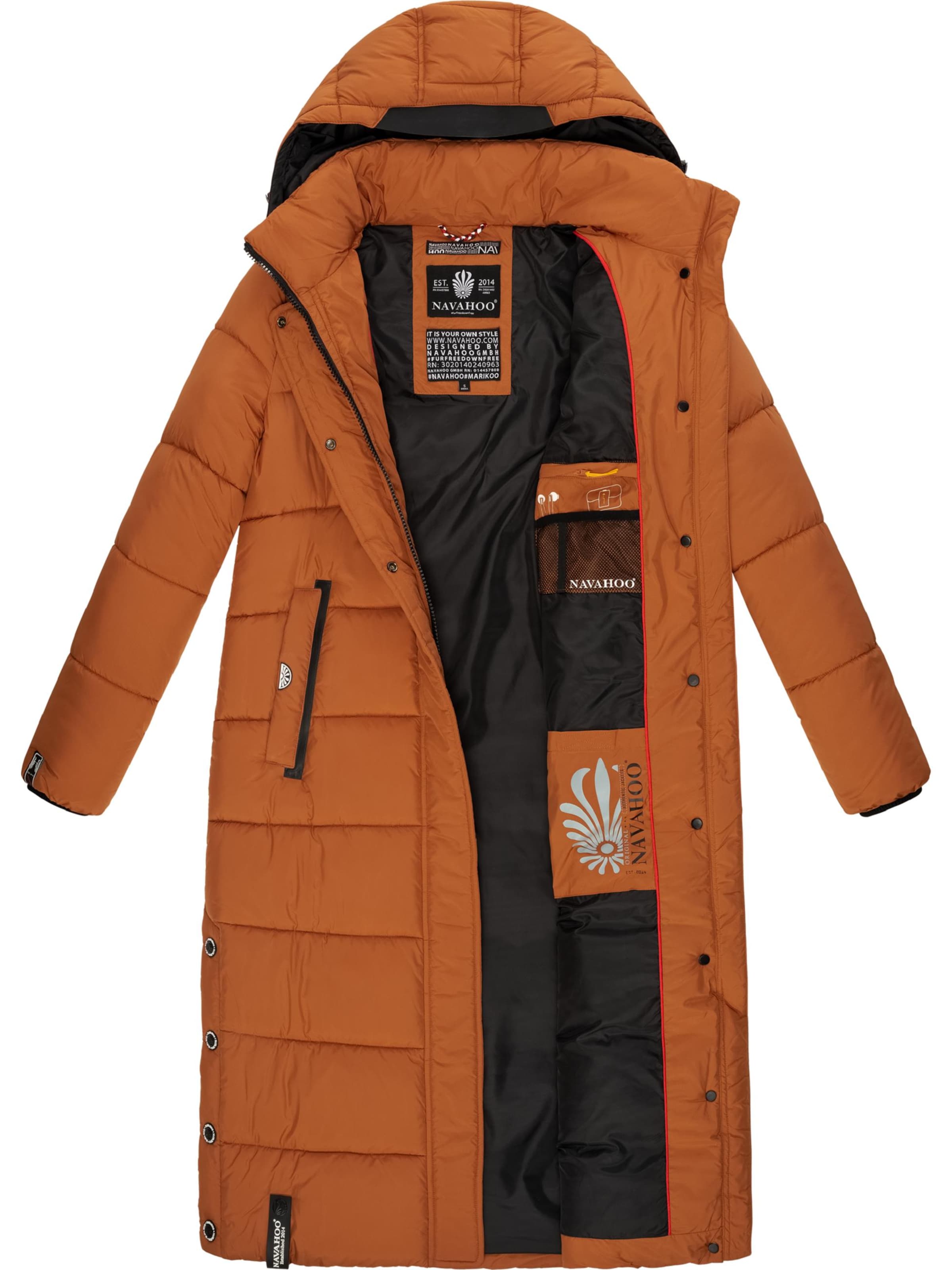 brūns NAVAHOO Ziemas mētelis 'Isalie'