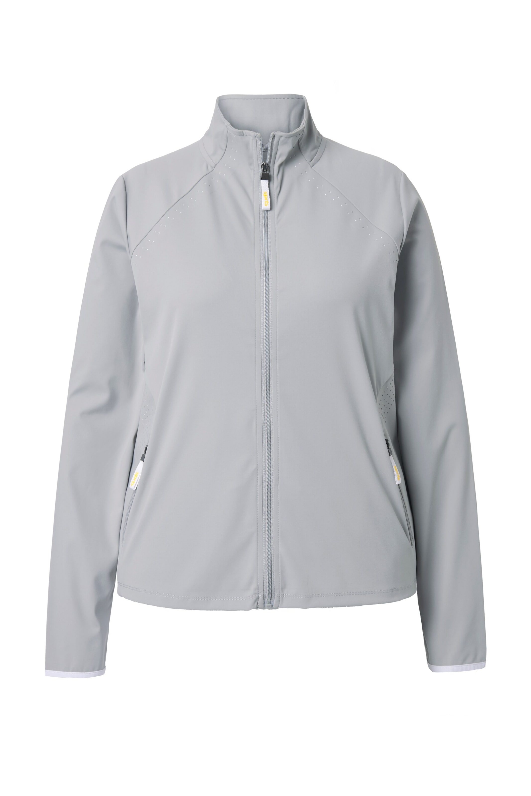 Ulla Popken Sweat jacket in Grey: front