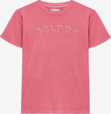 Maglietta di Scalpers in rosa: frontale