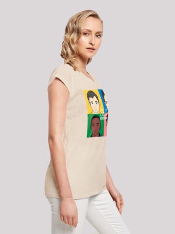 F4NT4STIC Shirt 'Sex Education Netflix TV Series' in Beige