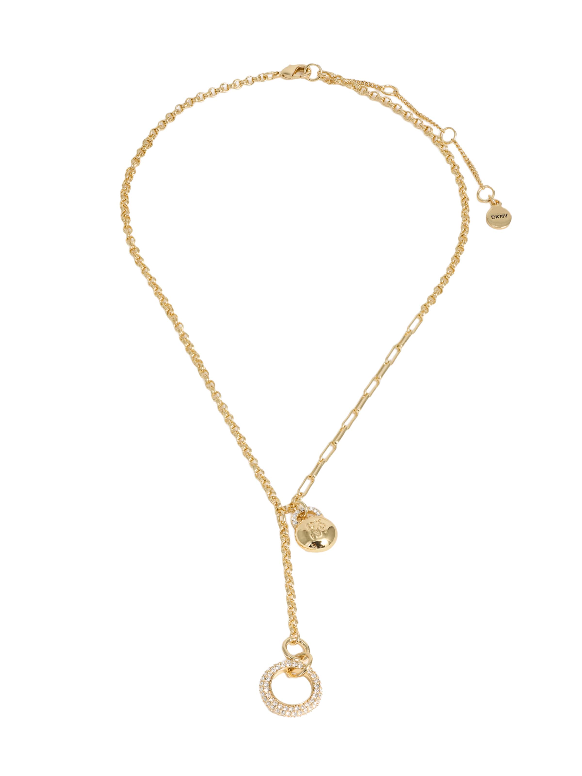 DKNY Necklace in Gold / Transparent, Item view