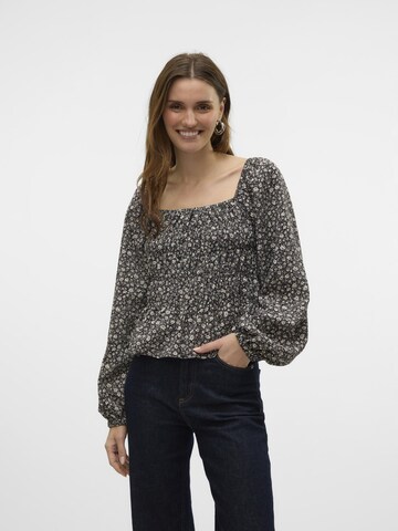 VERO MODA Top 'MACHA' in Zwart: voorkant