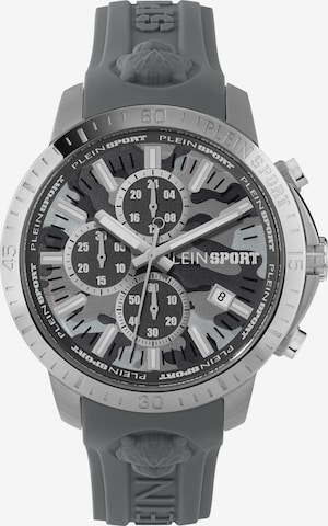 Plein Sport - Relógios analógicos 'Gain' em prata: frente