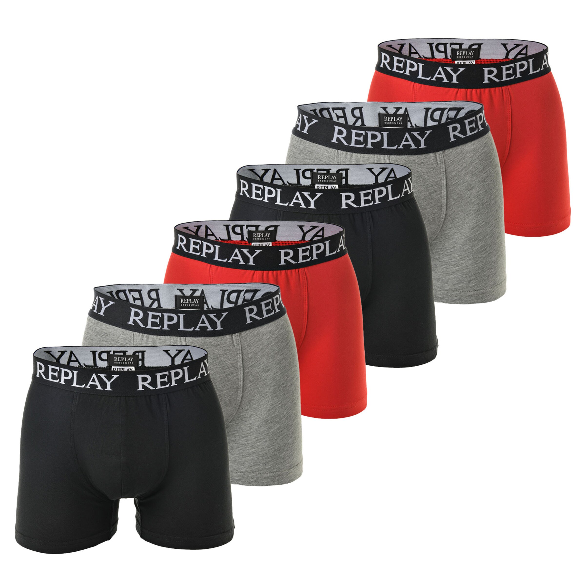 Boxer di REPLAY in grigio: frontale