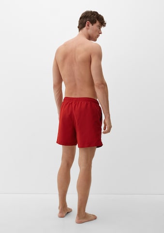 s.Oliver Badeshorts in Rot