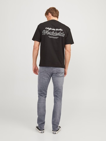 JACK & JONES - Slimfit Calças de ganga 'JJIGlenn JJIcon' em cinzento