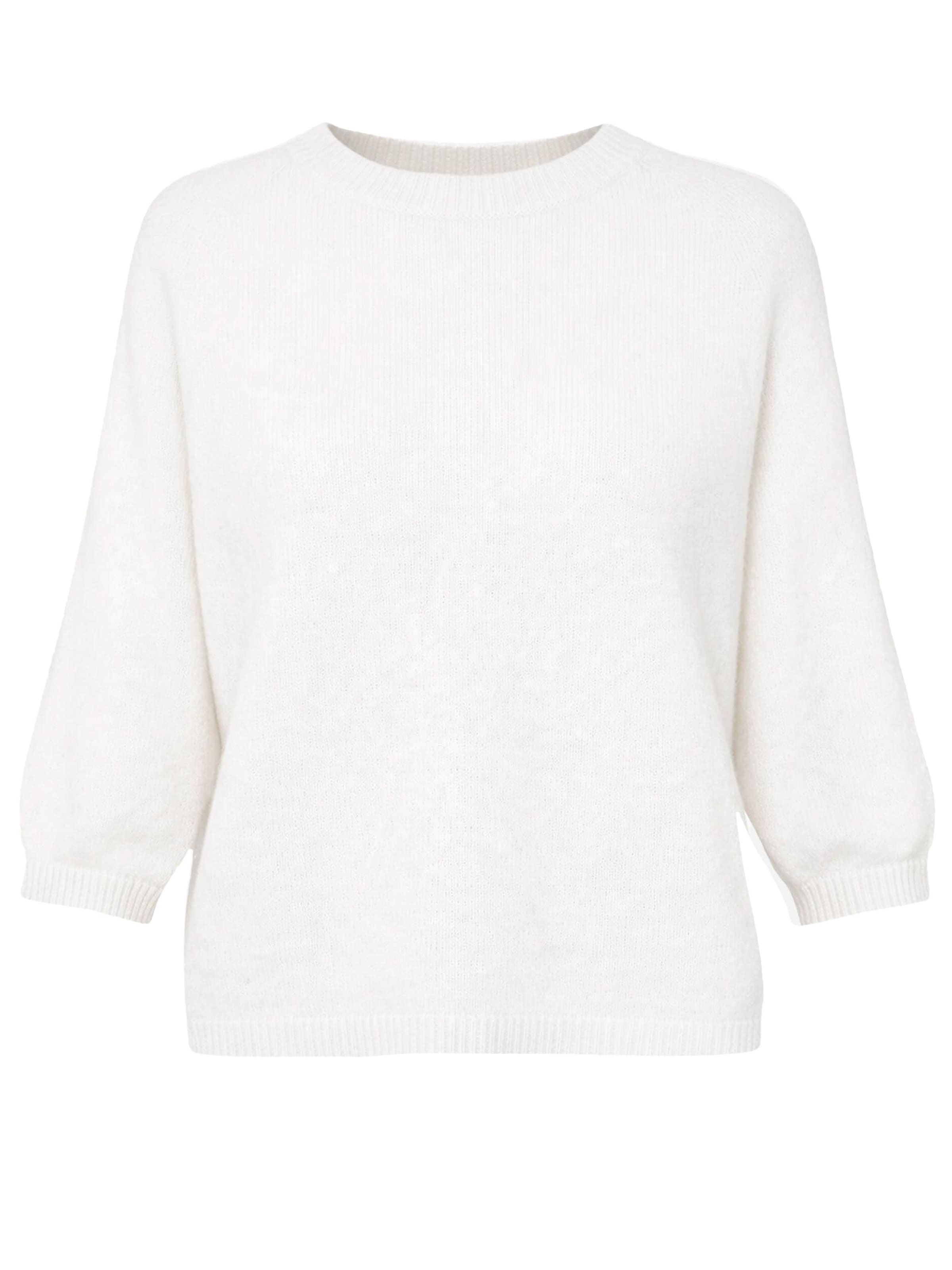 SASSYCLASSY Pullover‌‌ in Weiß: Vorderseite