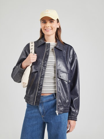 TOPSHOP Tussenjas 'CARRY' in Blauw: voorkant