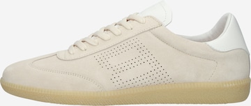 BLACKSTONE Sneakers laag 'Lime Wren Perf' in Beige: voorkant