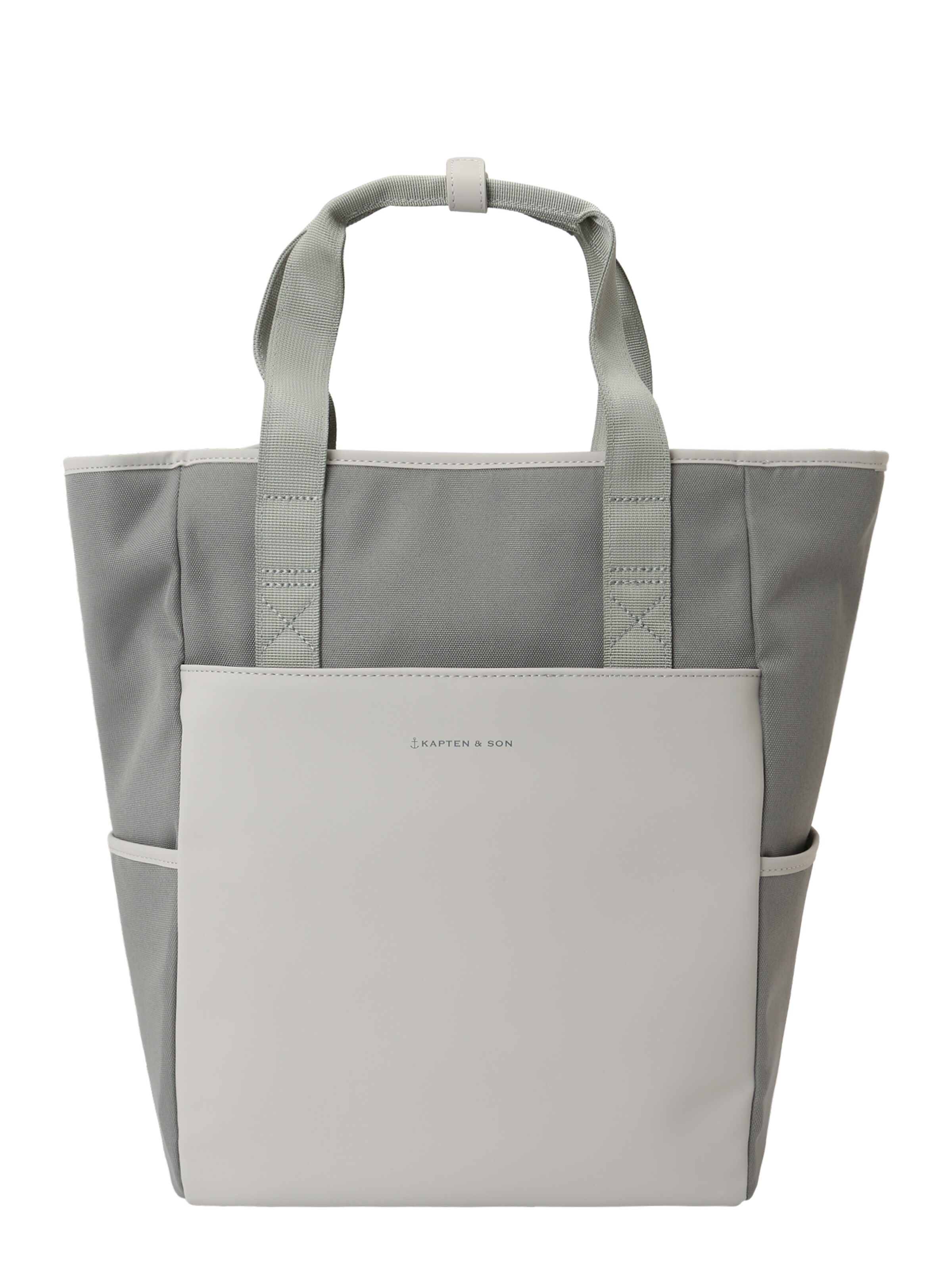 Kapten & Son Rucksack 'Lindby' in Grau: Vorderseite