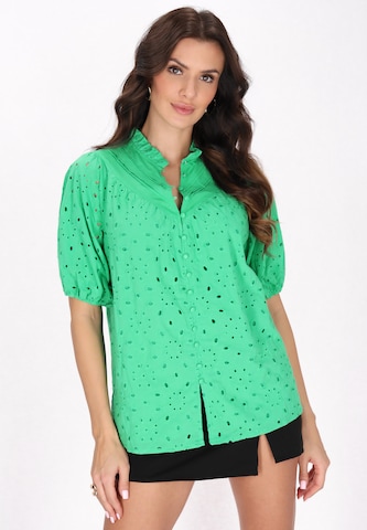 Chemisier 'Fashion Look' faina en vert : devant