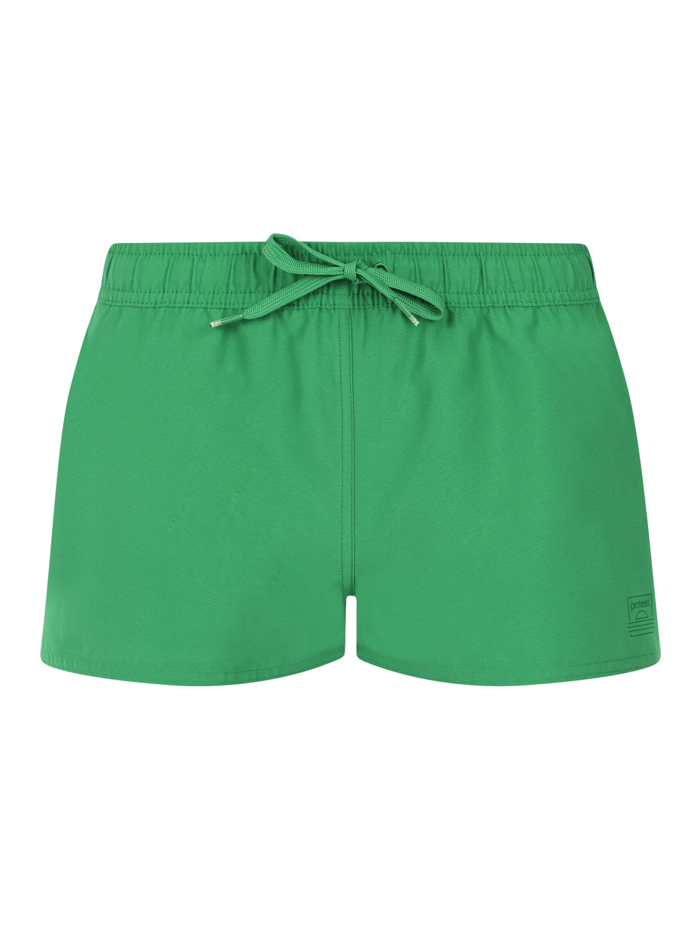 PROTEST Board shorts 'PRTEvi' in Green: front