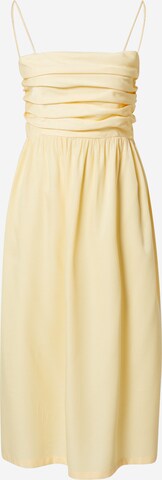 The Frolic Summer Dress in Yellow: front