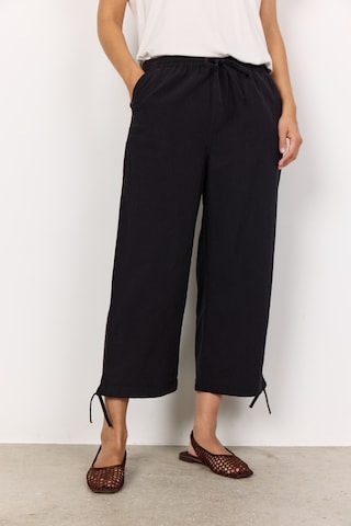 Loosefit Pantalon à pince 'Cissie' Soyaconcept en noir : devant
