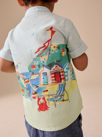 Next Regular fit Button up shirt in Blue