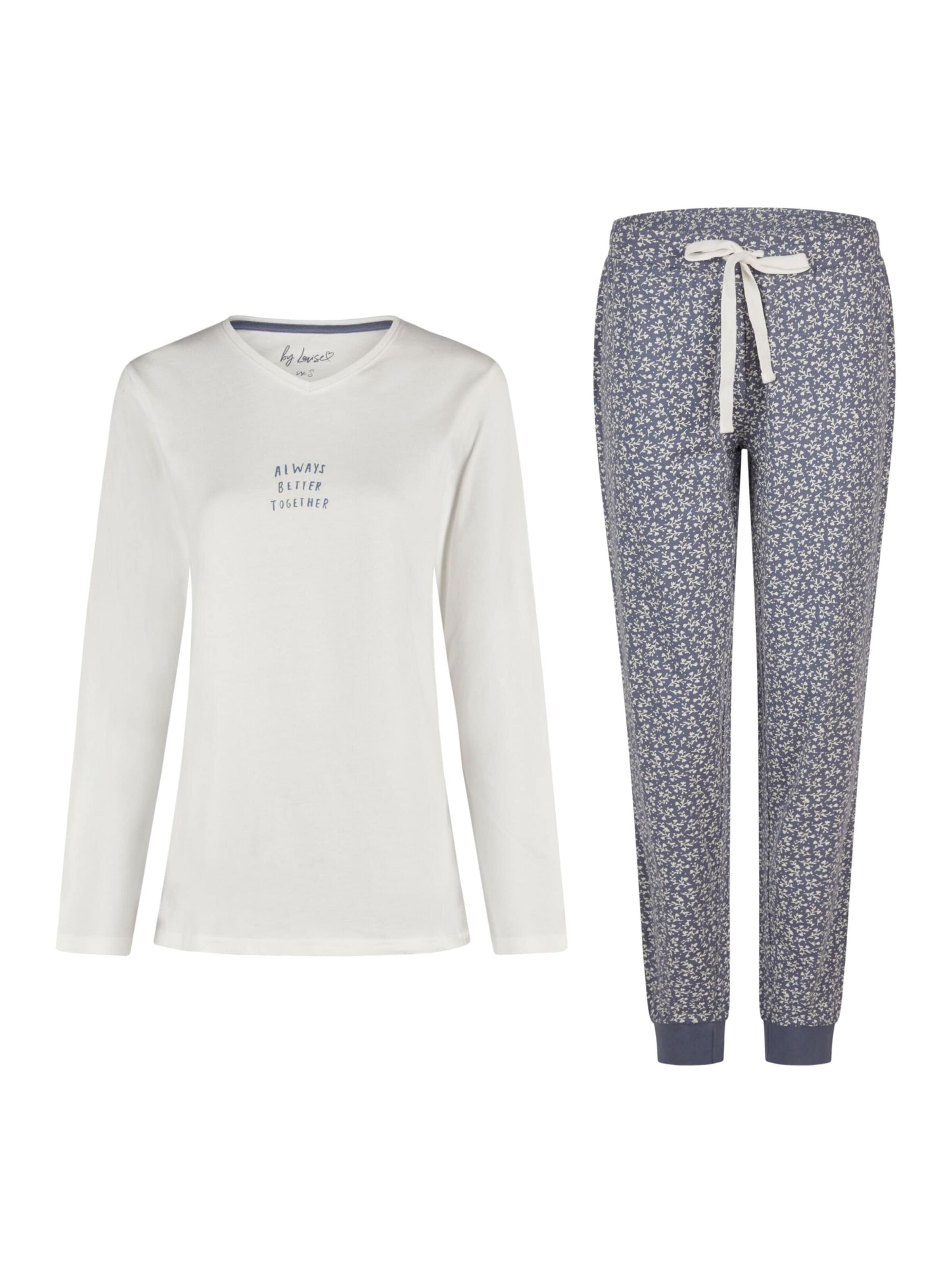 By Louise Pajama in White: front