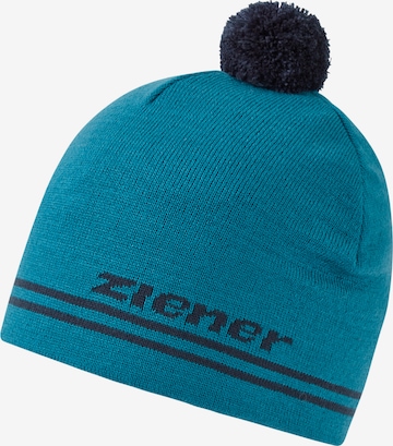 ZIENER Athletic Hat 'IMHAN' in Blue: front