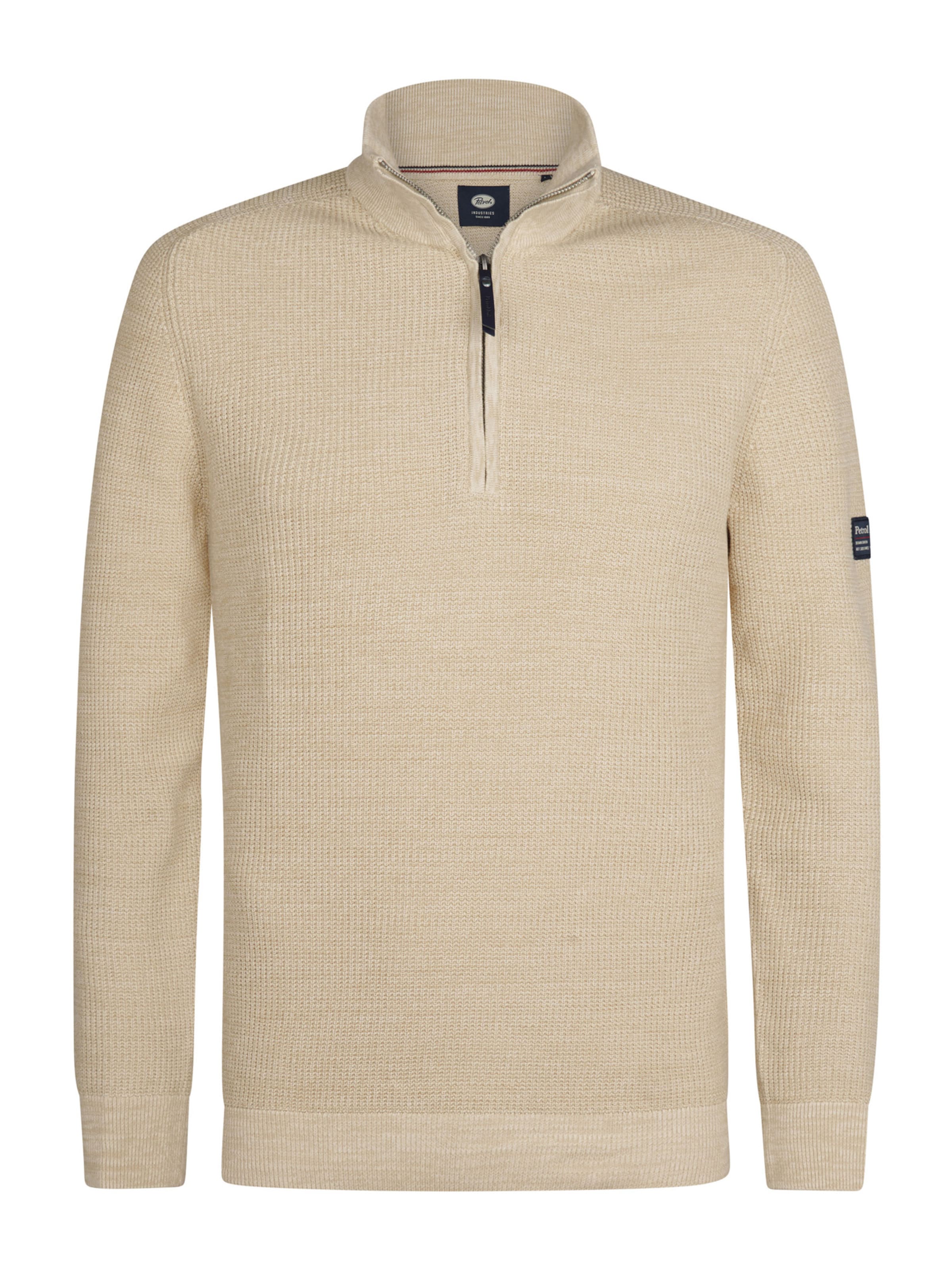 Pulover de la Petrol Industries pe bej: față