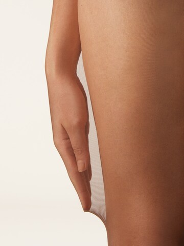 CALZEDONIA Tights 'Top Sculpt' in Beige