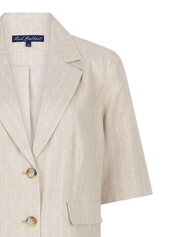 Red Button Blazers 'Red Button Blazer Linen Pin' in Wit