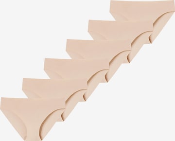 SCHIESSER Slip ' Invisible Light ' in Beige: voorkant