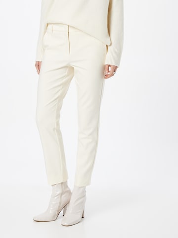 MarellaSlimfit Chino hlače 'ANVERSA' - bijela boja: prednji dio