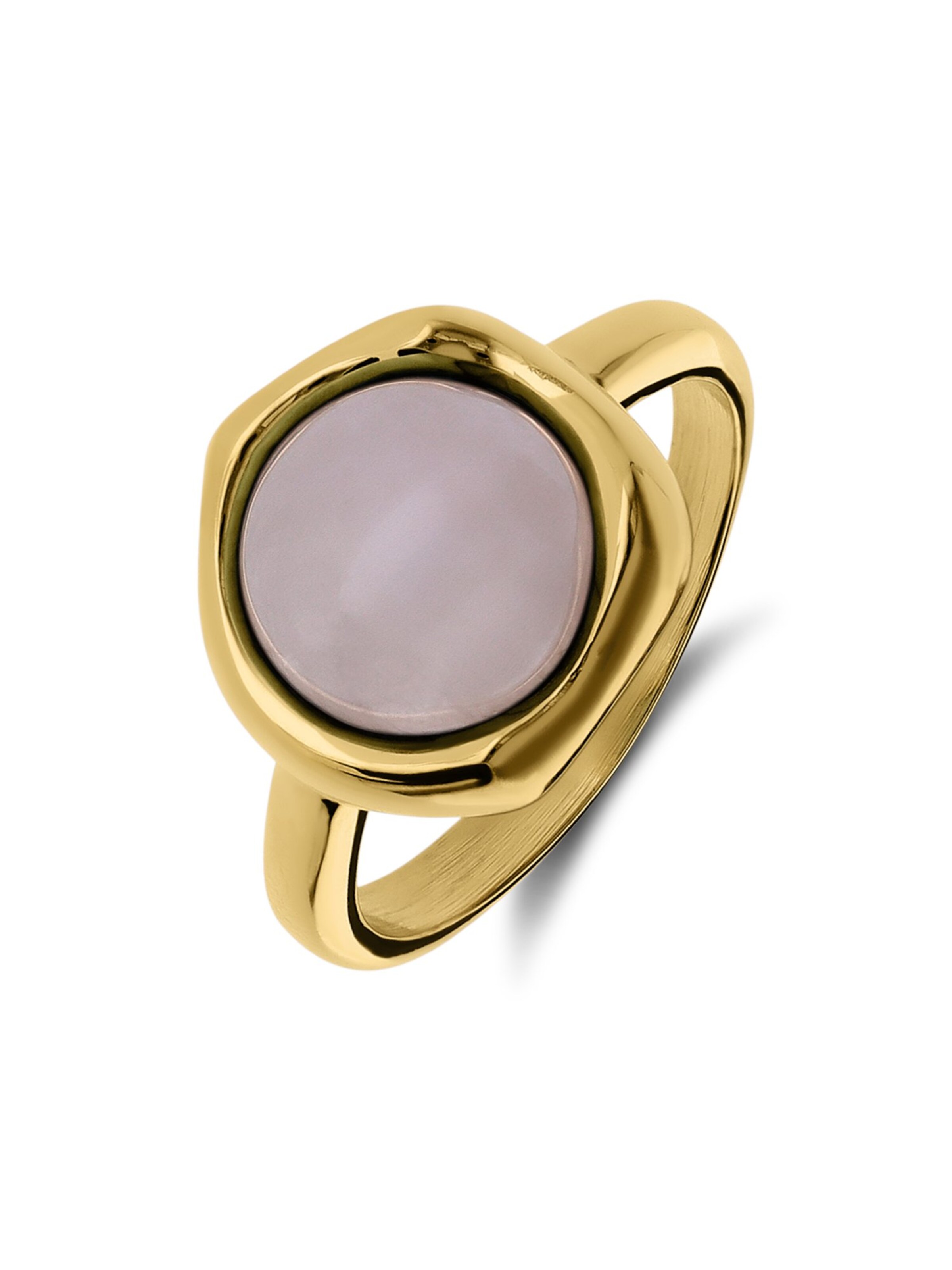 Lucardi Ring in Gold: Vorderseite