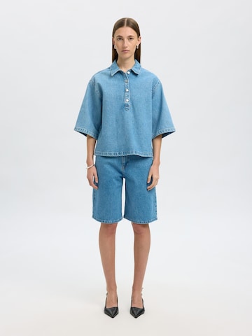 SELECTED - Blusa en azul