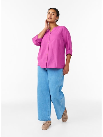 Zizzi Bluse 'CANANNA' in Pink