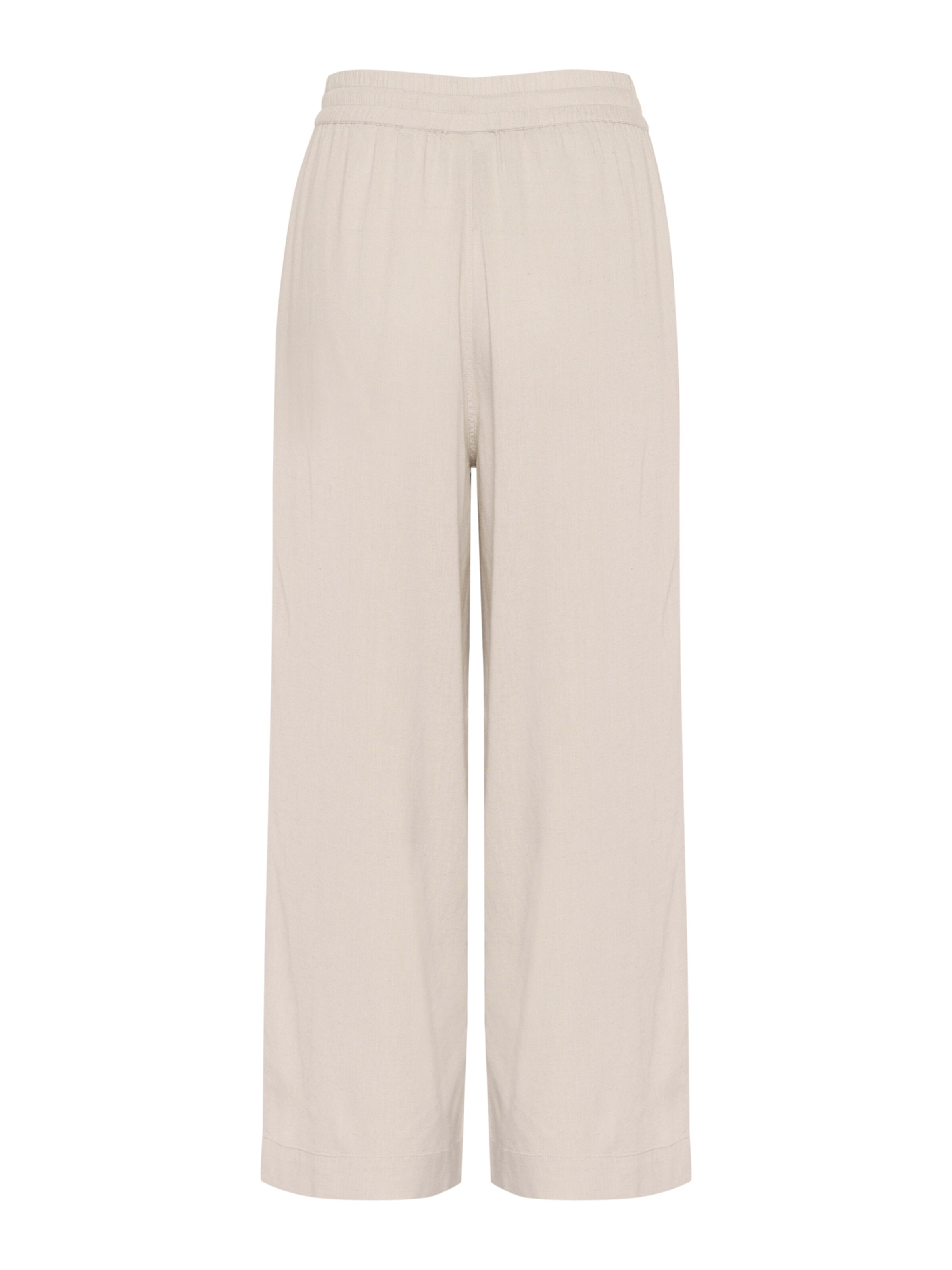 Kaffe Široke hlačnice Hlače 'KAMilia' | siva barva