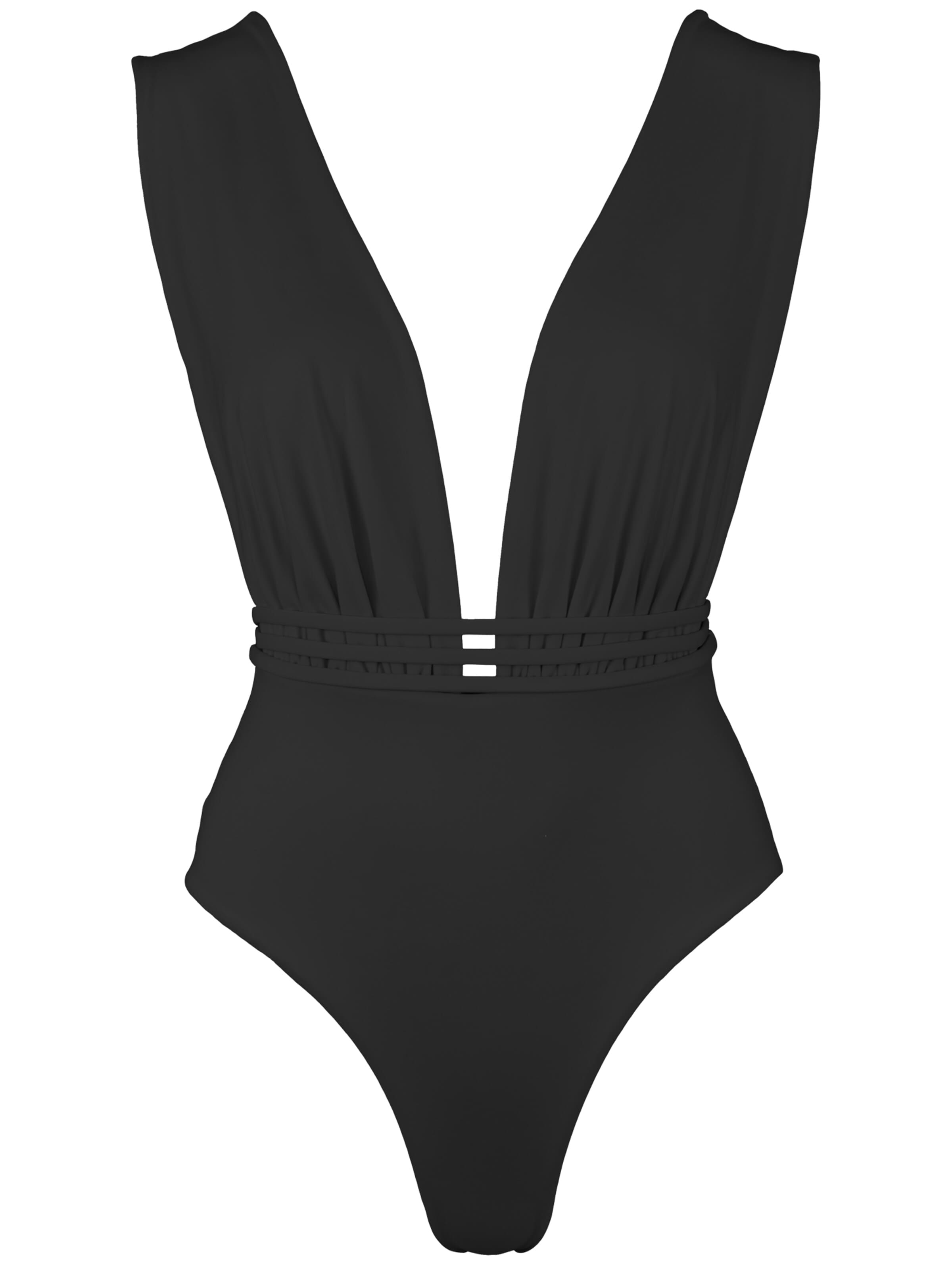 SEA ME SWIM Badeanzug 'ARIDÈE'‌‌‌‌‌‌‌ in Schwarz: Vorderseite