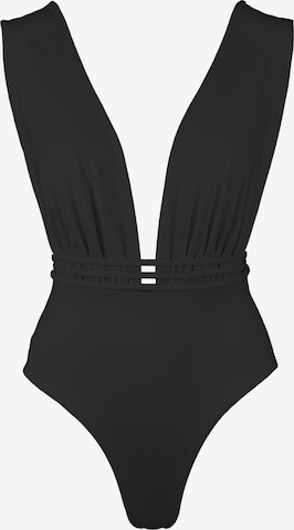 SEA ME SWIM Badeanzug 'ARIDÈE' in Schwarz: Vorderseite