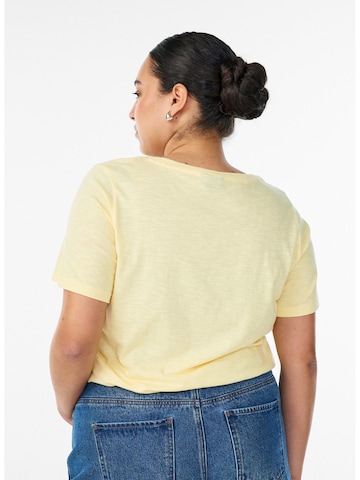 T-shirt Zizzi en jaune
