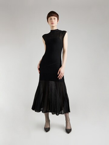 Calvin Klein Φόρεμα 'Sheer' σε μαύρο: μπροστά