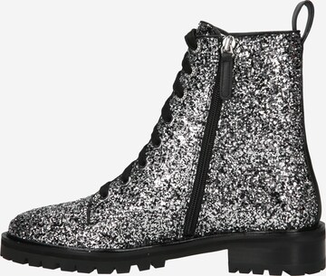 Kate Spade Lace-up bootie 'JEMMA' in Silver