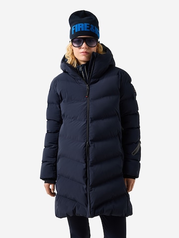 Bogner Fire + Ice Mantel in Blau: Vorderseite