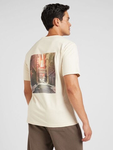 JACK & JONES Póló 'JPRBLAMAXEY' - bézs: elől