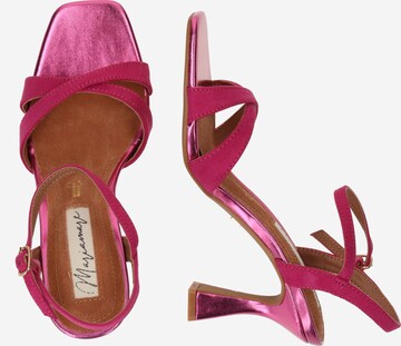 MARIAMARE Sandały z rzemykami 'NUIN' w kolorze różowy