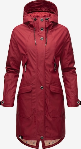 NAVAHOO Ανοιξιάτικο και φθινοπωρινό παλτό σε κόκκινο: μπροστά