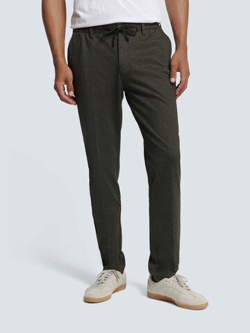 No Excess Regular Chino in Zwart: voorkant
