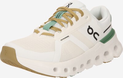 On Обувь для бега 'Cloudrunner 2' в Кремовый / Темно-зеленый / Черный / Белый, Обзор товара