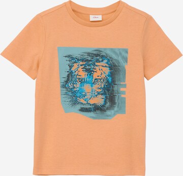 s.Oliver Shirt in Oranje: voorkant