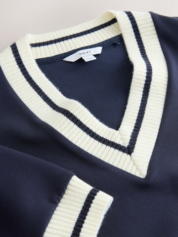 Next Sweatshirt i blå
