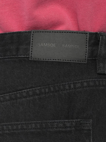 Samsøe Samsøe Wide leg Jeans 'Shelly' in Black