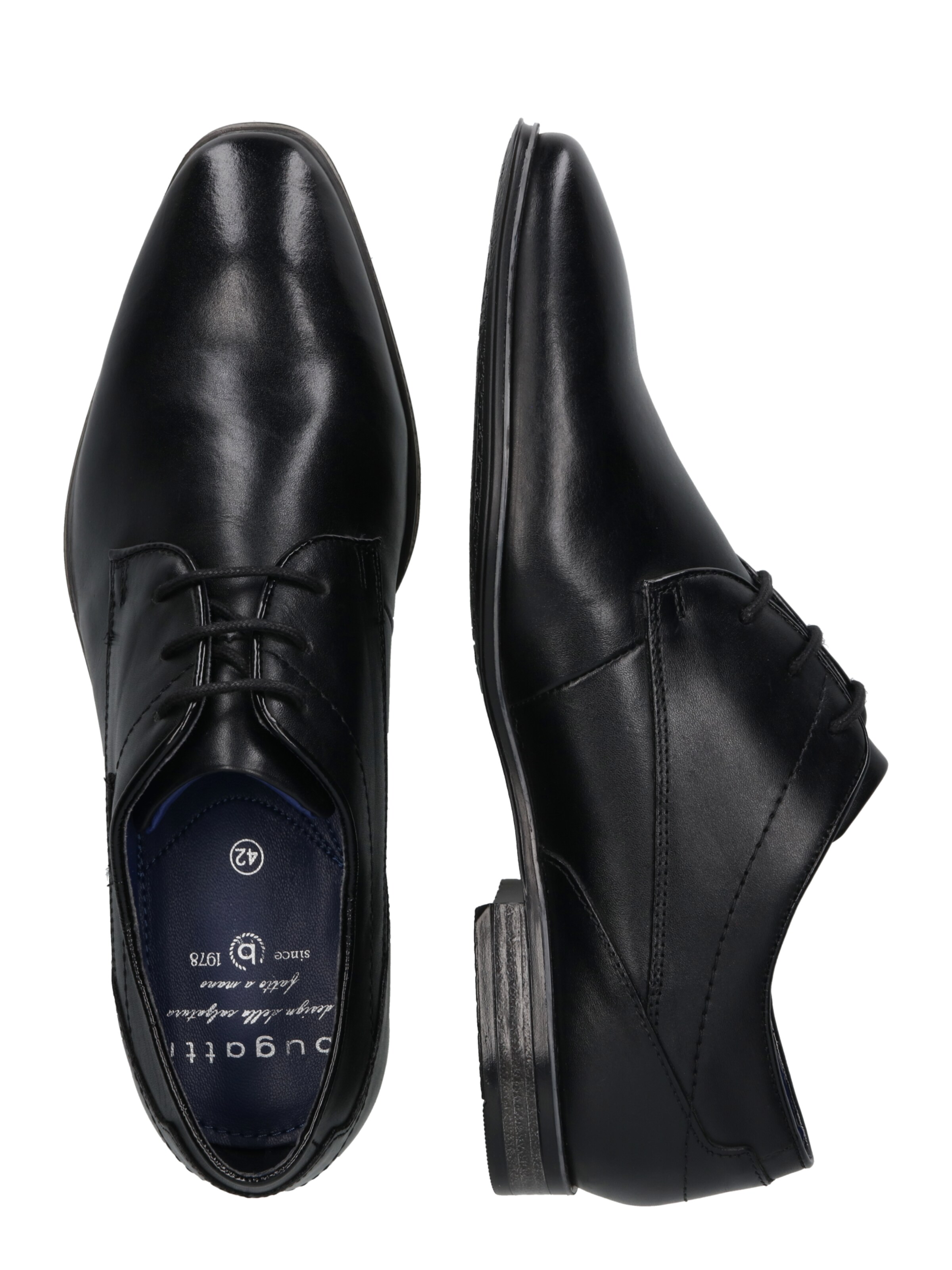bugatti Lace-up shoe in Black