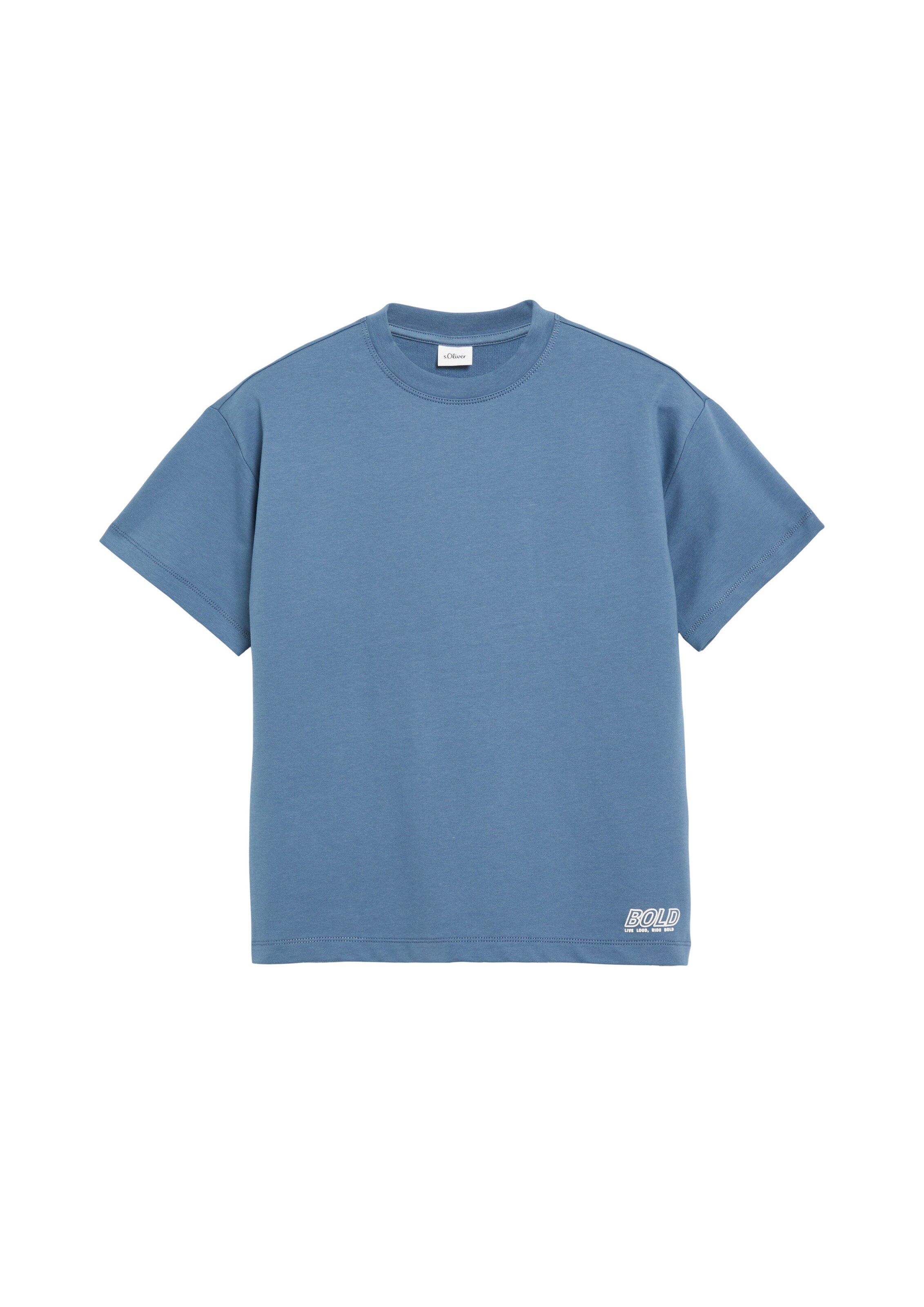 s.Oliver Shirt in 134-140 in de kleur Opaal / Zwart / Wit, Productweergave