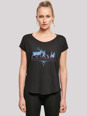 F4NT4STIC Shirt 'Disney Frozen 2 Believe In The Journey' in Black: front