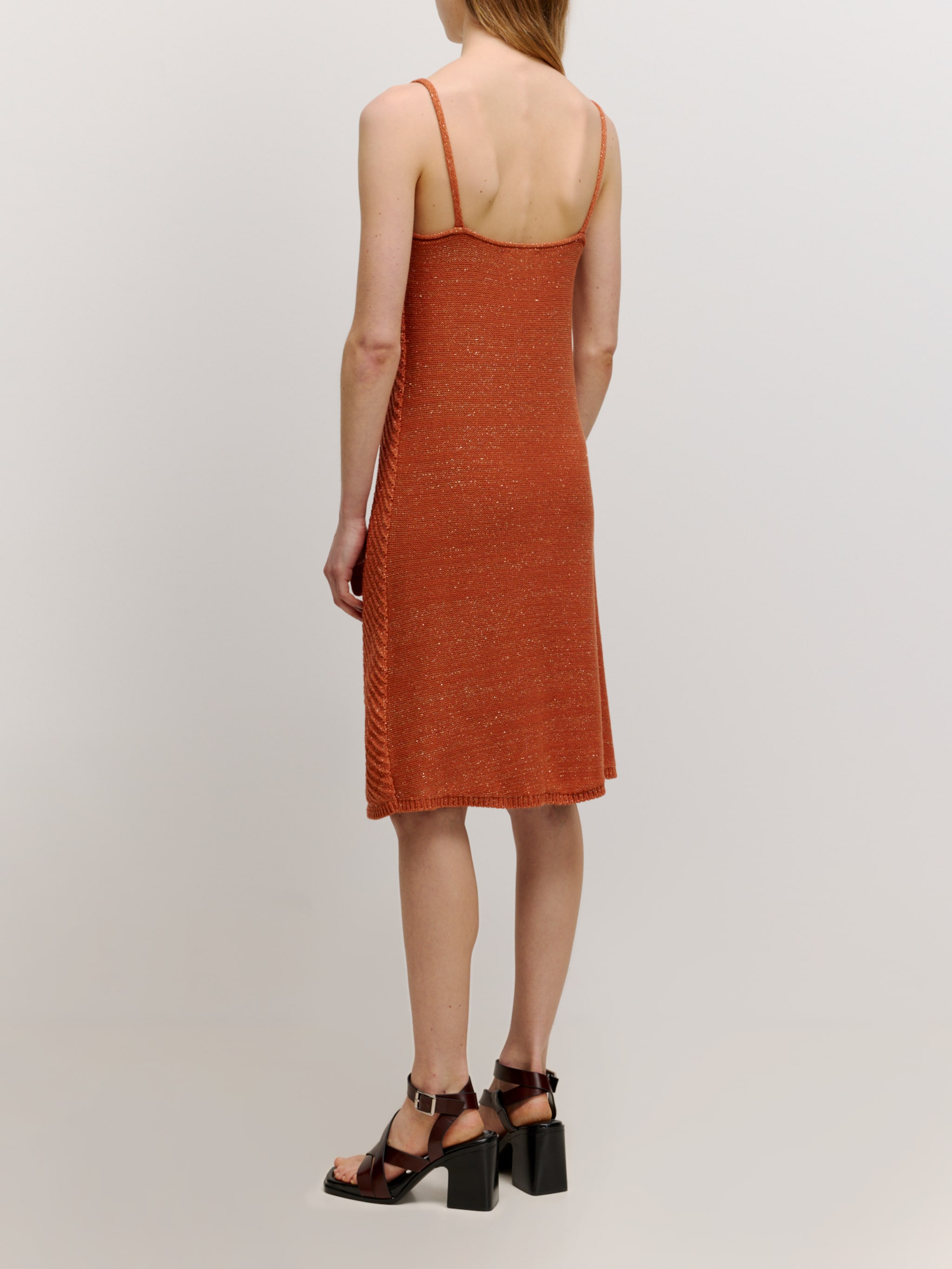 EDITED Jurk 'Almina' Oranje