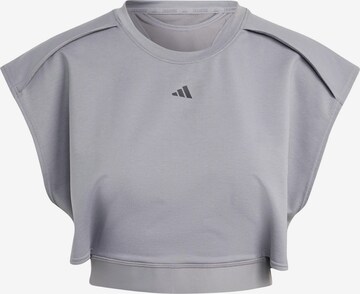 ADIDAS PERFORMANCE Sporttop in Grijs: voorkant